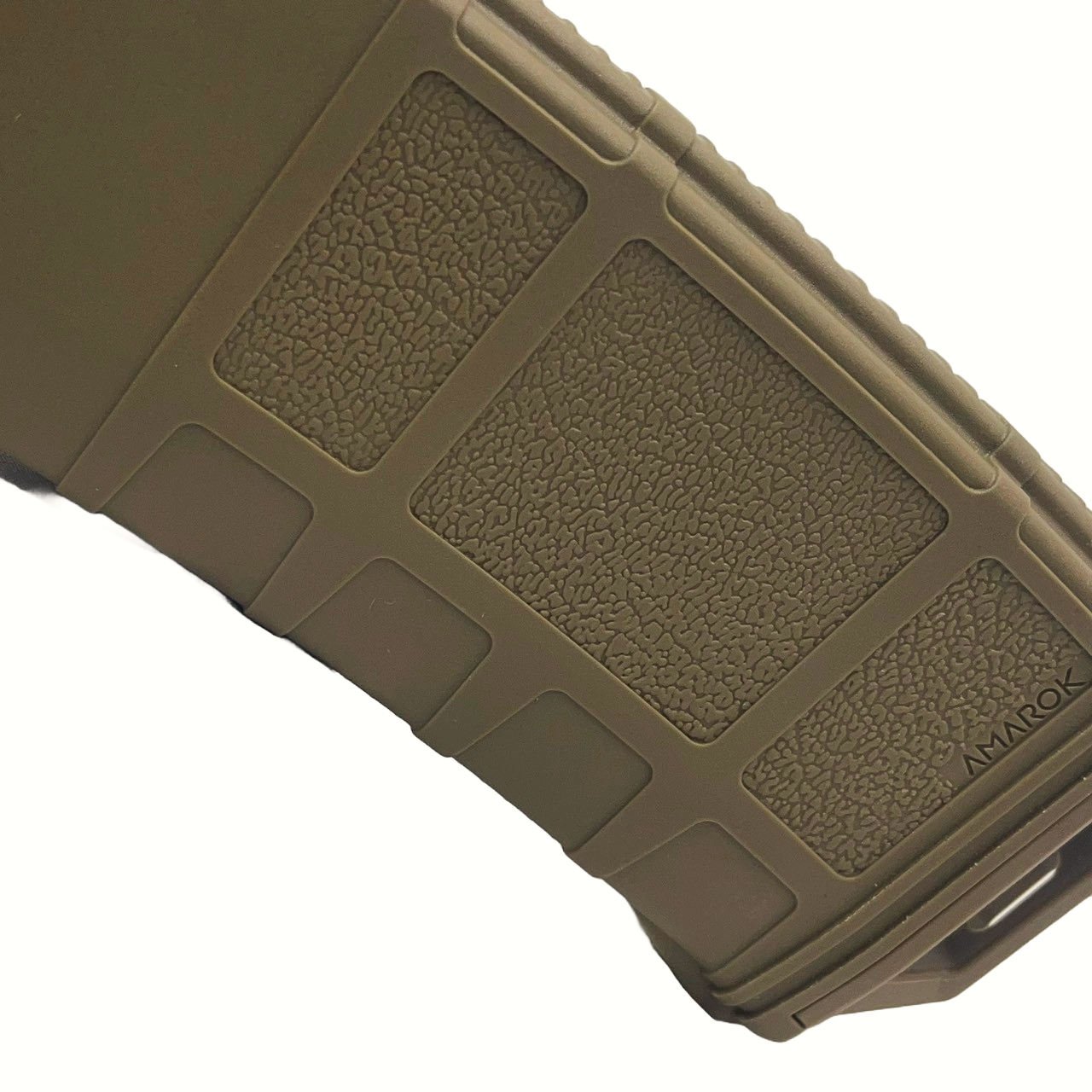 Amarok AM250 M series - 250 rounds Fast Feed Mid Cap Magazine - Type B8 - FDE + Solid FDE Top