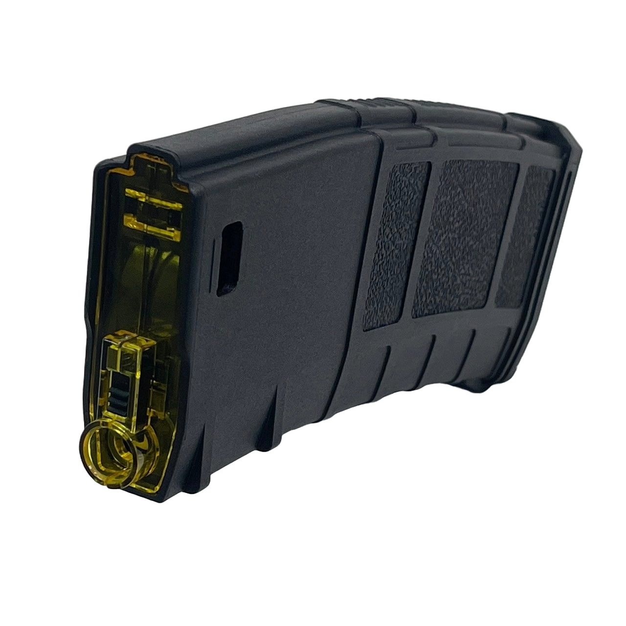 Amarok AM250 M series - 250 rounds Fast Feed Mid Cap Magazine - Type B3 - Black + Yellow Top