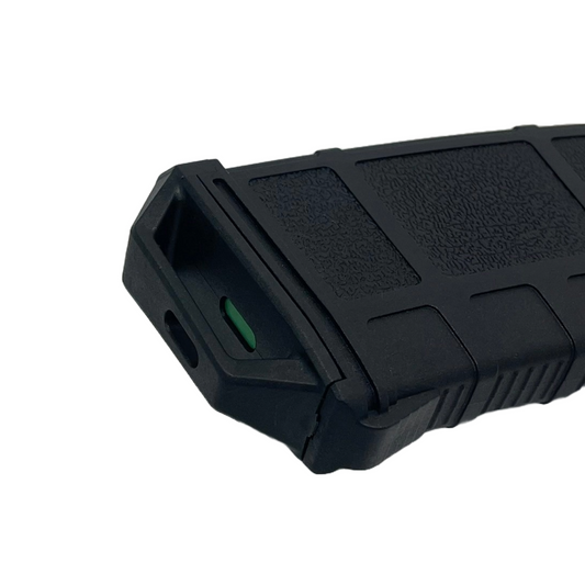 Amarok AM250 M series - 250 rounds Fast Feed Mid Cap Magazine - Type B7 - Black + Green Top