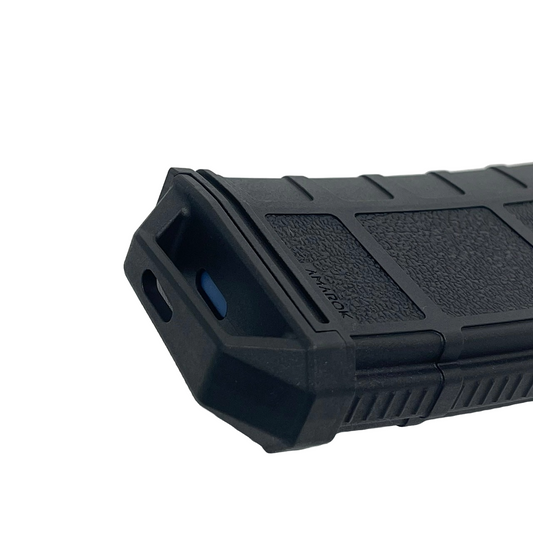 Amarok AM250 M series - 250 rounds Fast Feed Mid Cap Magazine - Type B6 - Black + Blue Top
