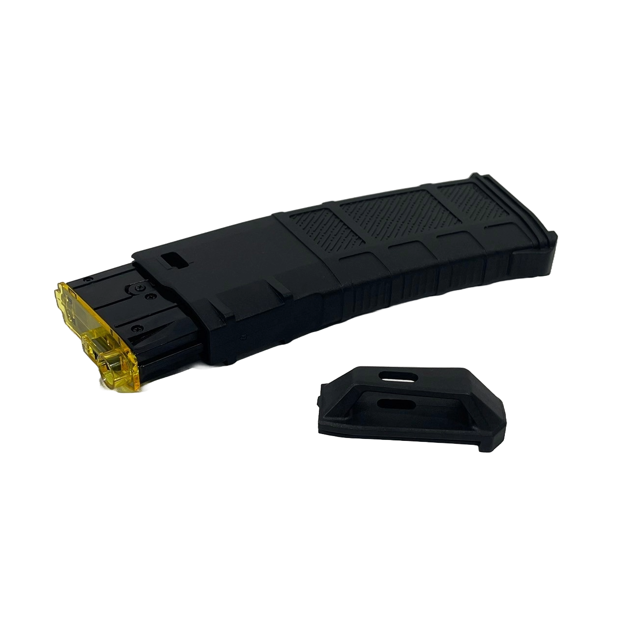 Amarok AM250 M series - 250 rounds Fast Feed Mid Cap Magazine - Type A3 - Black + Yellow Top