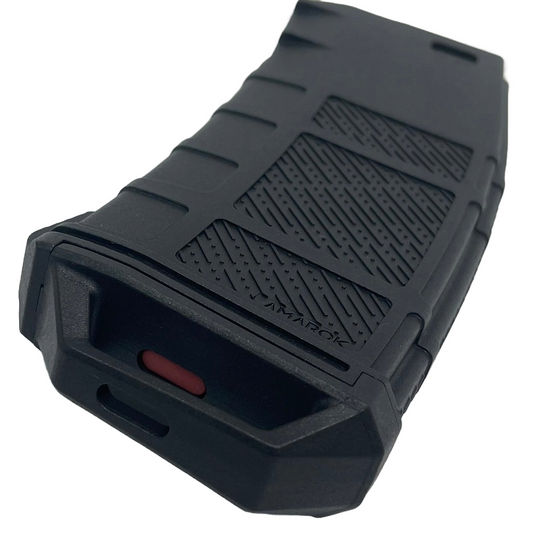 Amarok AM250 M series - 250 rounds Fast Feed Mid Cap Magazine - Type A4 - Black + Red Top