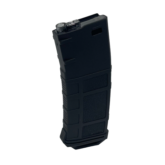 Amarok AM250 M series - 250 rounds Fast Feed Mid Cap Magazine - Type B2 - Black + Smoke Top