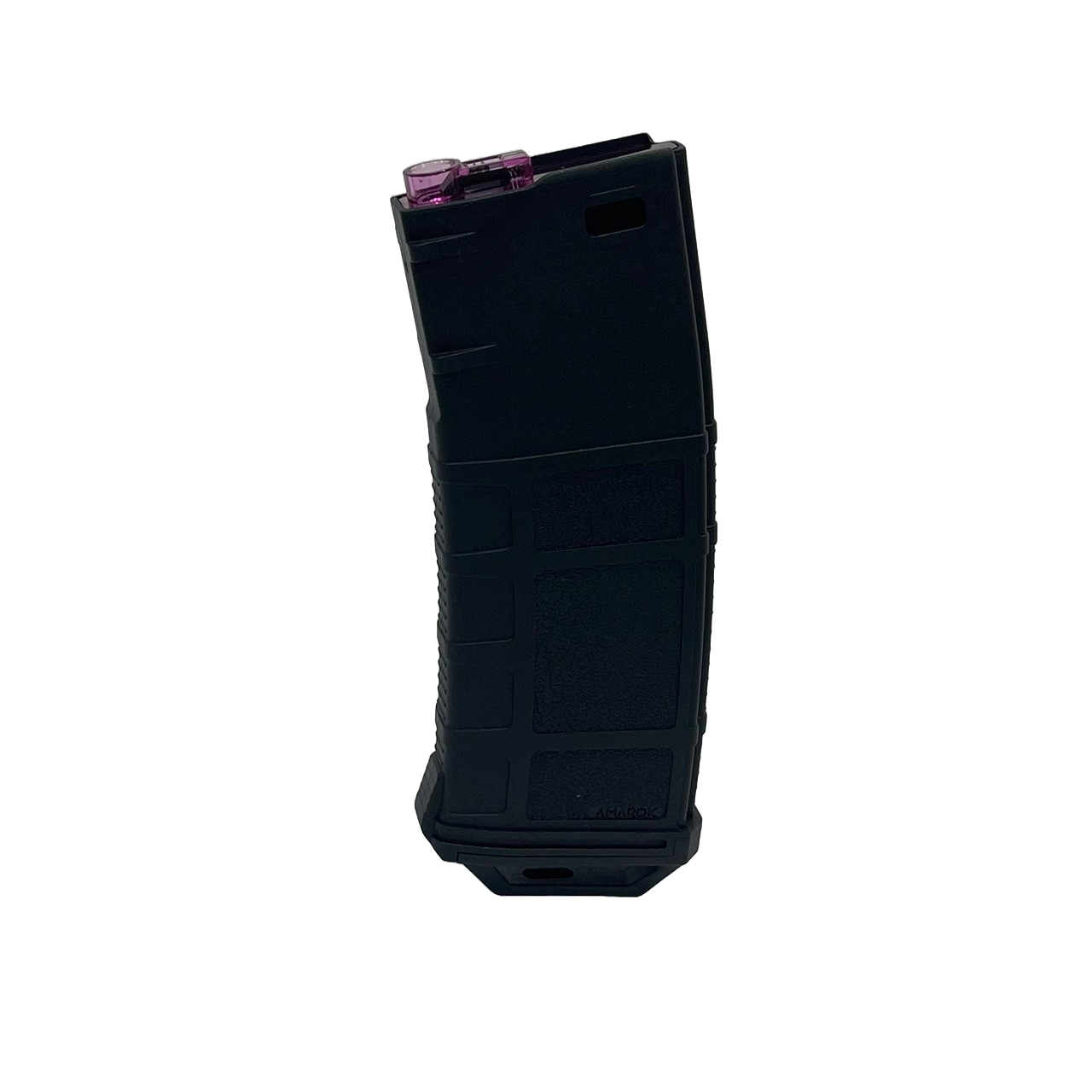 Amarok AM250 M series - 250 rounds Fast Feed Mid Cap Magazine - Type B5 - Black + Magenta Top