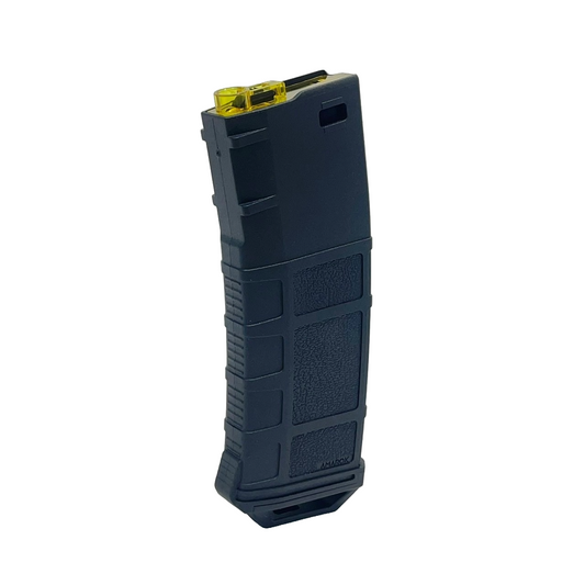 Amarok AM250 M series - 250 rounds Fast Feed Mid Cap Magazine - Type B3 - Black + Yellow Top