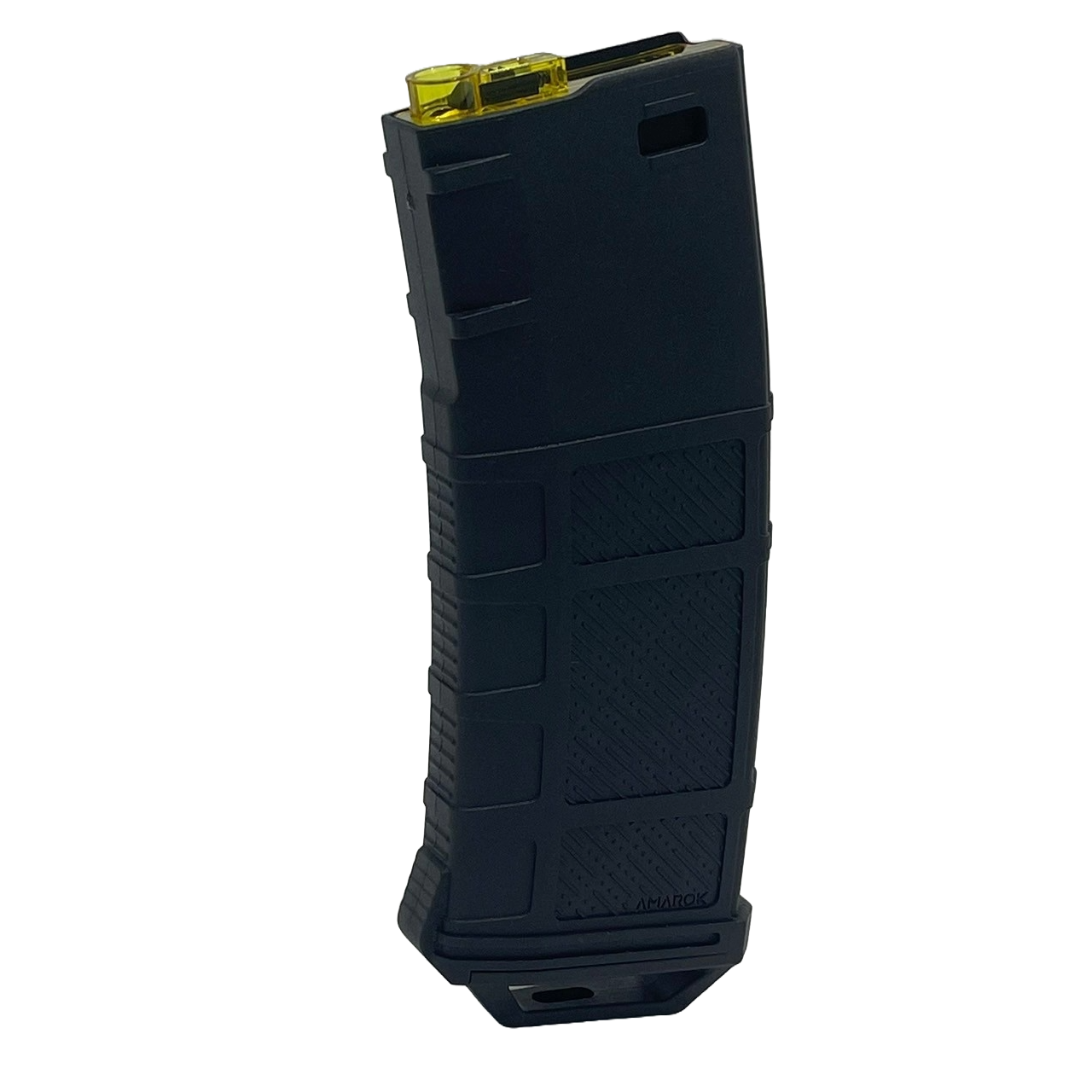 Amarok AM250 M series - 250 rounds Fast Feed Mid Cap Magazine - Type A3 - Black + Yellow Top
