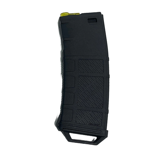 Amarok AM250 M series - 250 rounds Fast Feed Mid Cap Magazine - Type A3 - Black + Yellow Top
