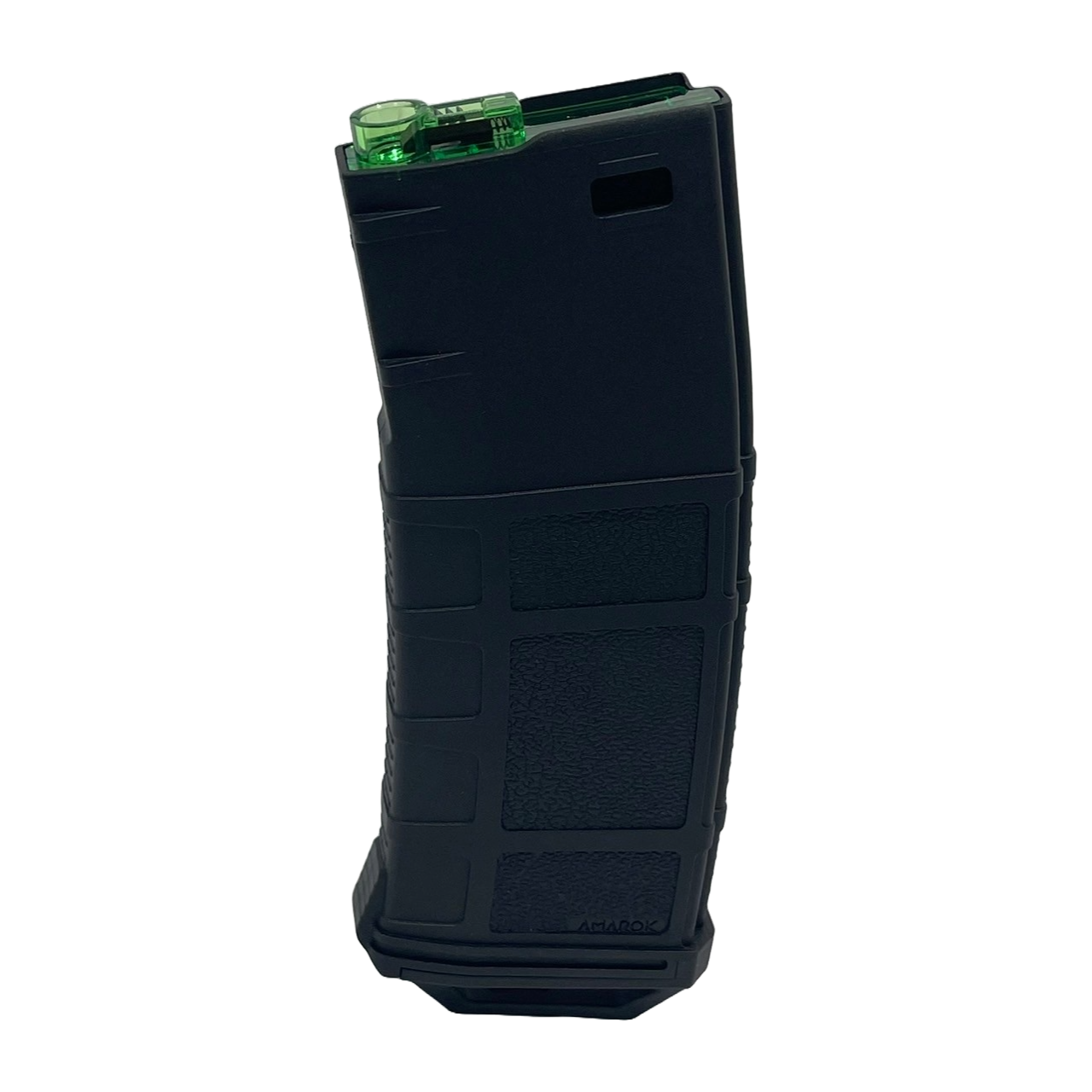 Amarok AM250 M series - 250 rounds Fast Feed Mid Cap Magazine - Type B7 - Black + Green Top
