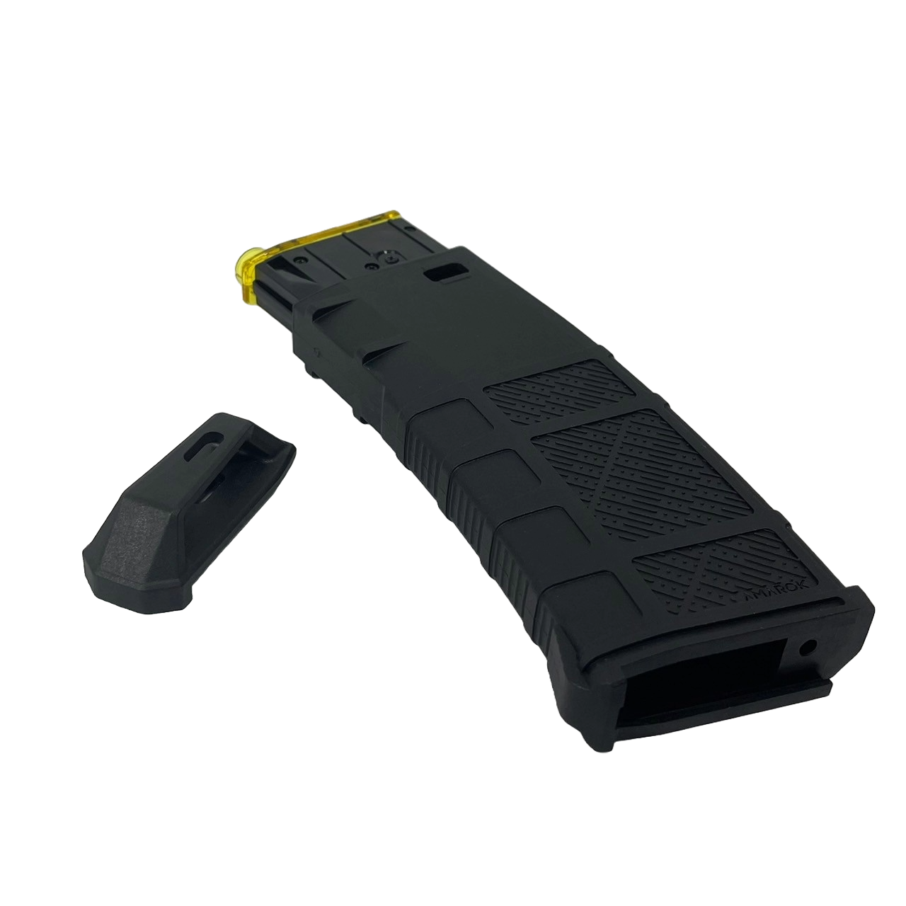 Amarok AM250 M series - 250 rounds Fast Feed Mid Cap Magazine - Type A3 - Black + Yellow Top