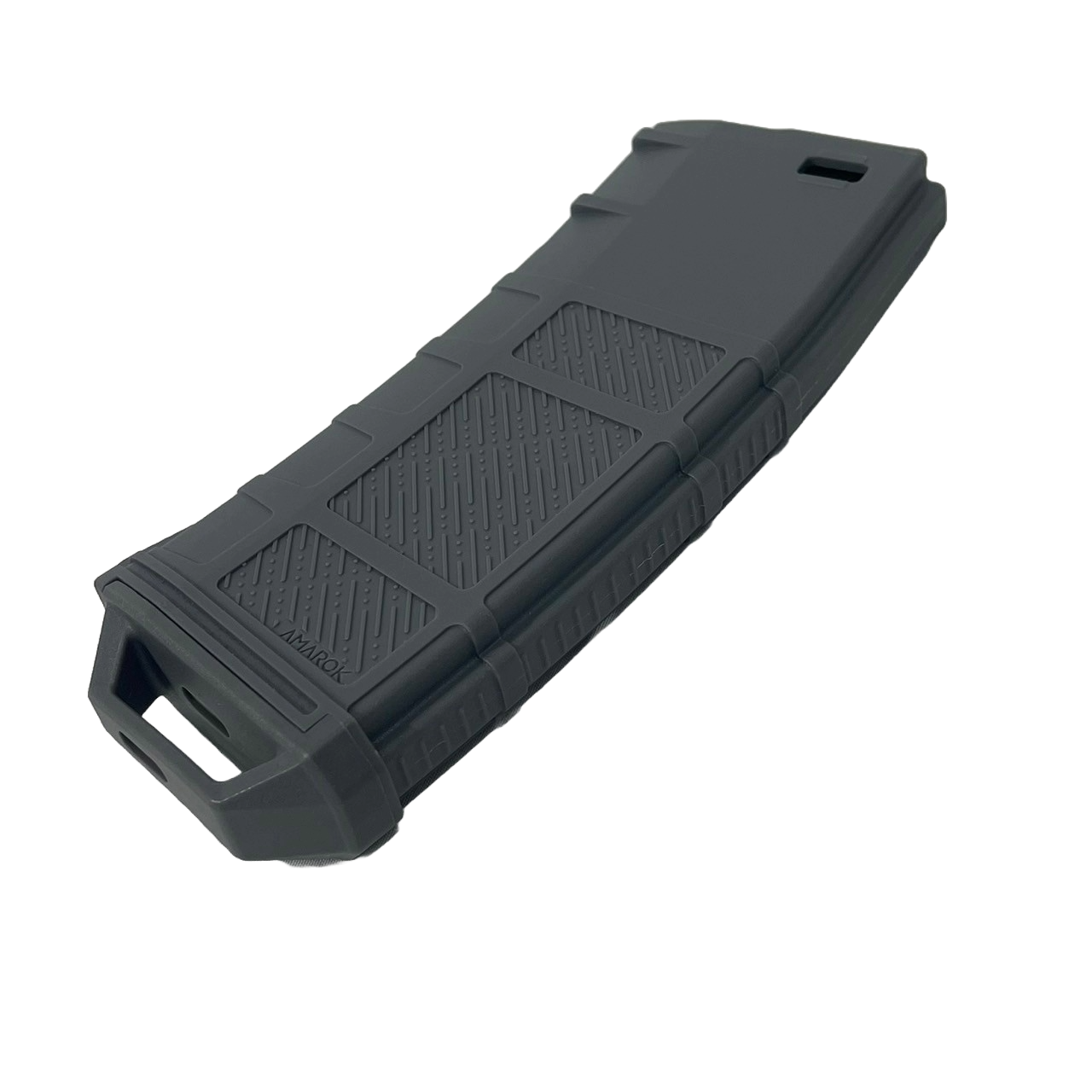Amarok AM250 M series - 250 rounds Fast Feed Mid Cap Magazine - Type A11 - FDE Grey + Smoke Top