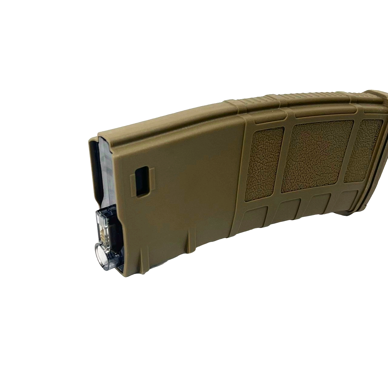 Amarok AM250 M series - 250 rounds Fast Feed Mid Cap Magazine - Type B9 - FDE + Smoke Top