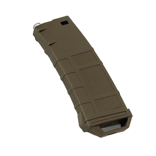 Amarok AM250 M series - 250 rounds Fast Feed Mid Cap Magazine - Type B9 - FDE + Smoke Top