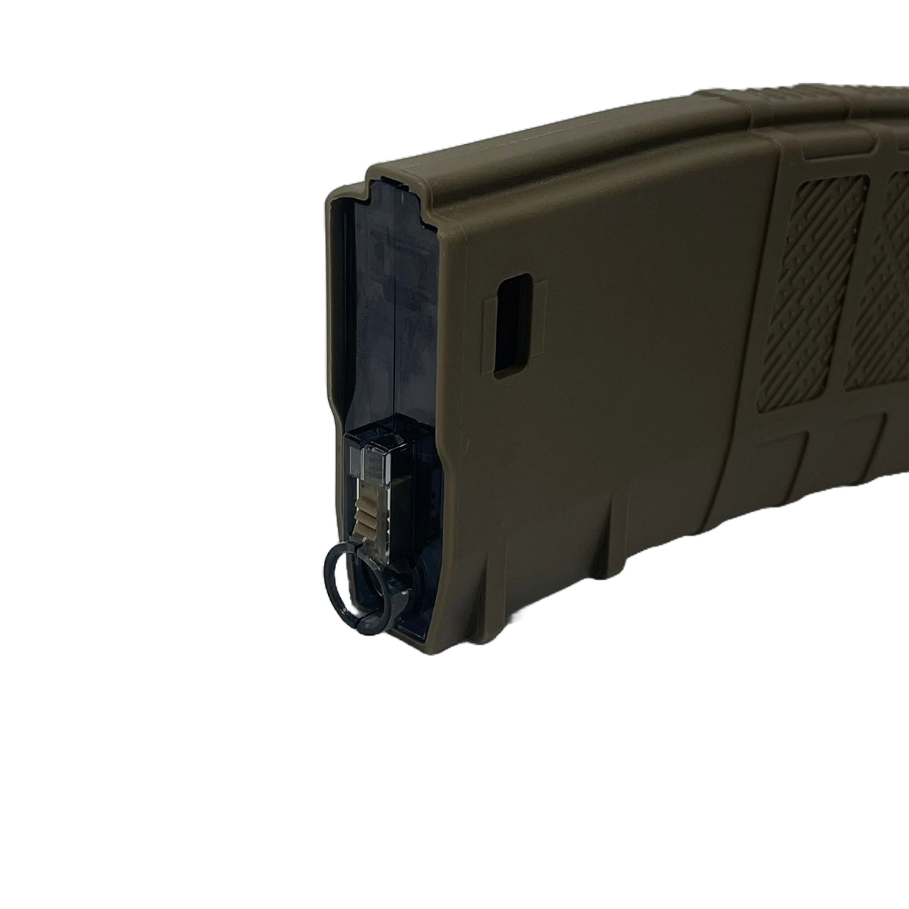 Amarok AM250 M series - 250 rounds Fast Feed Mid Cap Magazine - Type A9 - FDE + Smoke Top