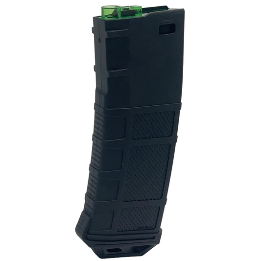 Amarok AM250 M series - 250 rounds Fast Feed Mid Cap Magazine - Type A7 - Black + Green Top