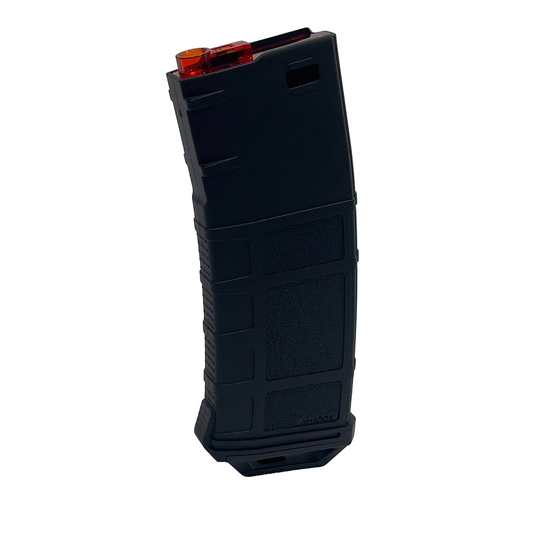 Amarok AM250 M series - 250 rounds Fast Feed Mid Cap Magazine - Type B4 - Black + Red Top