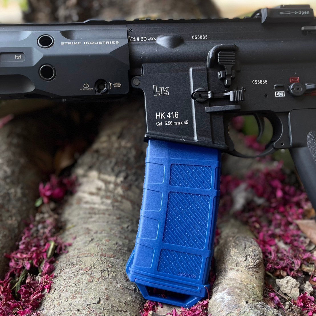 Amarok AM250 M series - 250 rounds Fast Feed Mid Cap Magazine - Type A13 - Limited Edition Blue MLE Training