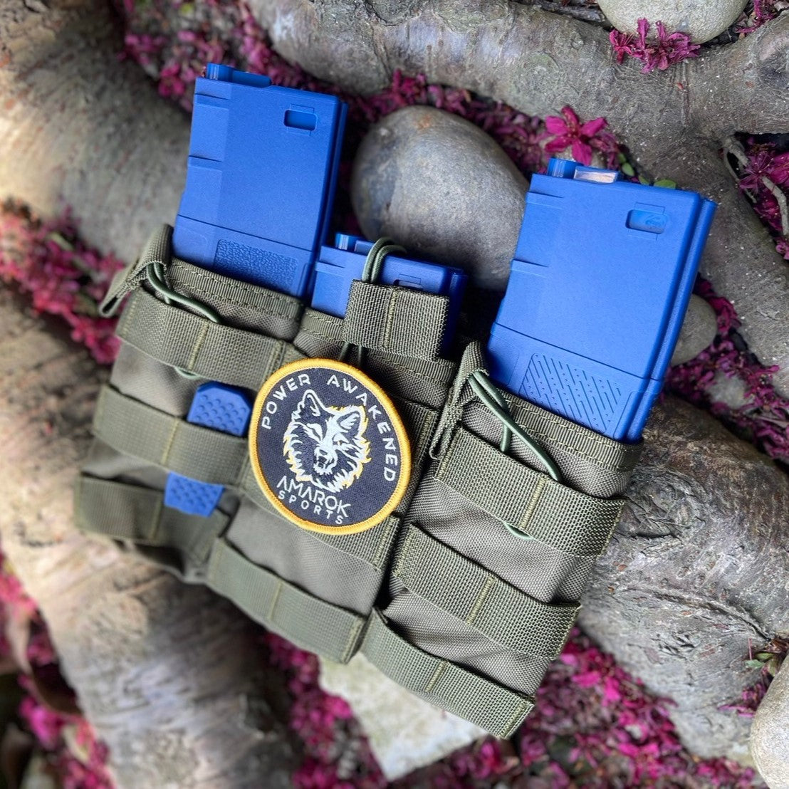 Amarok AM250 M series - 250 rounds Fast Feed Mid Cap Magazine - Type A13 - Limited Edition Blue MLE Training